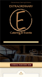 Mobile Screenshot of extraordinarycateringandevents.com