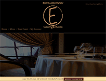 Tablet Screenshot of extraordinarycateringandevents.com